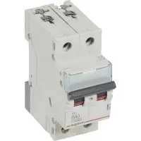 Legrand 404116 TX3 Leitungsschutzschalter B-Charakteristik, 40A, 2-polig, 10kA, 400VAC, 2TE
