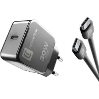 Cellularline Charger Kit 30W - Motorola, Google and other brands, Drinnen, AC, 1 m, Schwarz