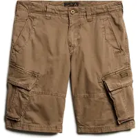 Superdry für Herren. M7110433A Cargo-Shorts Core braun (30), Lässig, Baumwolle