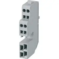 Eaton 184243 4 Punkt Steuerleitungs-Reihenklemme für Schalter in Einschubtechnik, Ersatz, 12 Stück IZMX-SEC-TB12-W-1