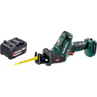 Metabo SSE 18 LTX Compact Akku Reciprosäge Säbelsäge 18 V 13 mm + 1x Akku 4,0 Ah - ohne Ladegerät