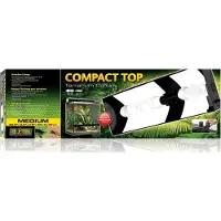 Exoterra Kompakte Terrarium-abdeckung Durchsichtig 60 cm Durchsichtig 60 cm