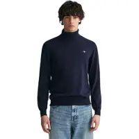 Gant für Herren. 8060070 Pullover mit Rollkragen marineblau (XXL), Lässig, Baumwolle, Klassisch, Langarm