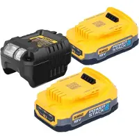 DeWalt DCF 620 E2 Akku Trockenbauschrauber 18 V 30 Nm Brushless + 2x Powerstack Akku 1,7 Ah + Ladegerät