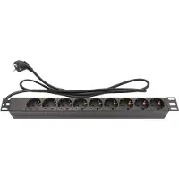 GOOD CONNECTIONS 19" PDU Steckdosenleiste 9-fach