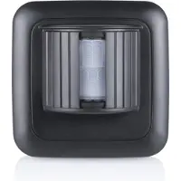 Smartwares SH5-TSO-B SmartHome Funk-Bewegungsmelder Outdoor, Schwarz, IP44, Fotozellensensor, Kabellos, Akku, 3 V