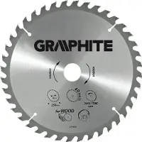 Graphite Widia-Sägeblatt, 205 x 30 mm, 36 Zähne