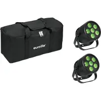 Eurolite LED Silent Par 6 QCL Floor sw Set
