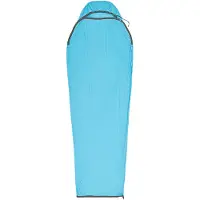 Sea to Summit Breeze Sleeping Bag Liner - Mummy w/ Drawcord blue atoll (BLA) Standard