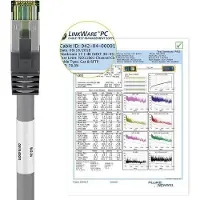 Goobay CAT 8.1 Netzwerkkabel, S/FTP (PiMF), weiß 0,50 m