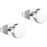 Liebeskind berlin Paar Ohrstecker "Schmuck Geschenk Edelstahl Ohrringe Kreis", silber (silberfarben), Ohrringe, Damen, 5mm, Edelstahl, Paar Ohrstecker