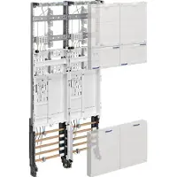 Hager ZK3EL22 Komplettfeld, universZ, 1050mm, 2 Zählerplätze,eHz, 2-feld, NRW,SH,HH,MV,Avacon