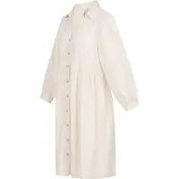 Ragwear Minikleid "Sommerkleid Almu", Damen, Gr. XXL, N-Gr, beige (ecru), Obermaterial: 75% Viskose CV. 25% Leinen LI., Kleider Minikleid