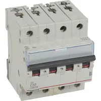 Vanpee & Westerberg 403567 TX3 Leitungsschutzschalter C-Charakteristik, 50A, 4-polig, 6kA, 400VAC, 4TE