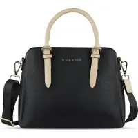 Bugatti Handtasche Umhängetasche Ella Bowling Bag Black schwarz