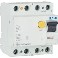 Eaton 167704 FI-Schalter, 63A, 4p, 300mA, Typ A FRCMM-63/4/03-A-NA-110
