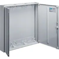 Hager FWB51D Feldvert. AP, univers, IP44, SKII, 60PLE, 1x5 Reihen 800x300x161mm, leer mit Tür