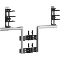 Hager BKIS121308D9016 T-Stück aus Stahlblech zu BKIS 12,5x230mm Oberteil 2x80mm vweiß