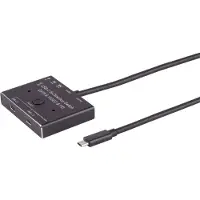 Shiverpeaks USB-C Umschalter, 3.2 Gen2, bidirektional, 10 Gbps
