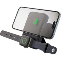 Celly MAGPBW10000 PowerBank 10 W/2,5 W MagSafe kabelloser Ladeständer mit integriertem Ständer