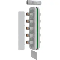 ABN ABNRY69052 Sammelschienen Verbindersatz R-Gehäuse Schrank-Schrank 355A, 5-polig