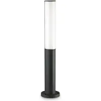 Ideal Lux 322278 OUTDOOR ETERE LED-Stehleuchte/Mastleuchte für den Außenbereich, V605 mm, 9,5 W, 1350/990 lm, 4000 K, IP44, schwarz