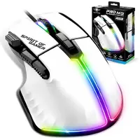 SPIRIT OF GAMER PRO-M5 ARTIC, rechts, Optisch, USB Typ-A, 12800 DPI, Weiß