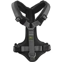 Hunter Geschirr Maldon Up, Hund, Halftergeschirr, S-M, Schwarz, Grau, Netz, Polyester, 2,2 cm