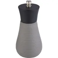 Aps -Germany 40558, Salzmühle, Schwarz, Grau, Beton, Edelstahl, Holz, 75 mm, 75 mm, 155 mm
