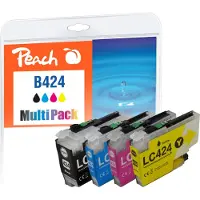 Peach Patrone Brother LC-424 MultiPack kompatibel - Kompatibel - Tintenpatrone