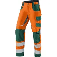Kübler Reflectiq Sommerhose Psa 2 Warnorange/Moosgrün 24