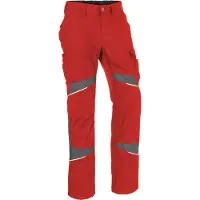 Kübler Hose ACTIVIQ cotton+ mittelrot/anthrazit Form 2250 Grösse 46