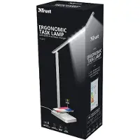 Trust Ergonomische Led-arbeitsleuchte Mit Kabellosem Ladegerät