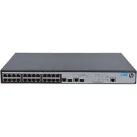HP Hewlett Packard Enterprise 1910-24-PoE+, gemanaged, L3, Fast Ethernet (10/100), Power over Ethernet (PoE), Rack-Einbau, 1U