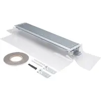 Hager BKFDE600065 Endstück höhenverstellbar mit Folie/Dichtungsmöglichkeit zu BKFD 600x(65-110)mm