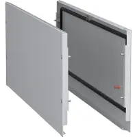 Schneider Electric Seitenwände, PanelSeT SFN, für Sammelschienenraum D 800 mm, RAL 7035, 2er-Set NSYSPBCN38