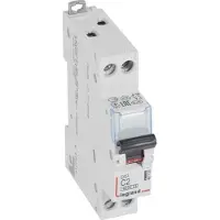 Legrand 407735 DX3 Leitungsschutzschalter C-Charakteristik, 2A, 1-polig+N, 6kA, 230VAC, 1TE