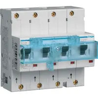 Hager HTN650C SLS Schalter 4 polig 3P+N Cs-Charakteristik 50A für Hutschienemontage