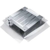 Hager UDB2120170 Universal-Bodendose mit Bodenblech Größe 2 428x428x(120-170)mm