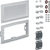 Hager FZ442S Verbindungssatz, univers, vertikal, für Schrank 2-feldrig T:160/205mm, QuickSet