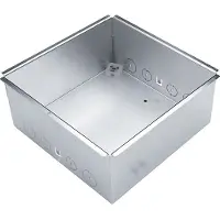 Hager UDBDQ06 Bodendose für Schalung aus Stahl für die Aufnahme von Einbaueinheiten Q06