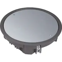 Hager VDR06129005 Verschlussdeckel R06 rund 215mm für 12mm Bodenbelag aus Polyamid tiefschwarz