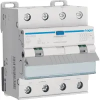 Hager AFX490D Fehlerstrom-Leitungsschutzschalter 4P 10kA C-40A 300mA Typ A
