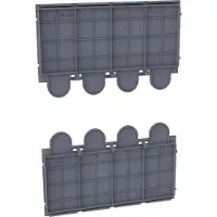 Hager Klemmenabdeckung rückseitig fürAnschlussverlängerung P630 4P HYW051H