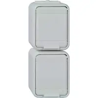 Schneider Electric Steckdose 2-fach mit erhöhtem 445469