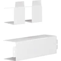 Hager LFS6006089016 T-Stück schnittkaschierend aus Stahlblech zu LFS 60x60mm verkehrsweiß