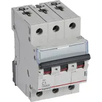 Legrand 404214 TX3 Leitungsschutzschalter C-Charakteristik, 1A, 3-polig, 10kA, 400VAC, 3TE