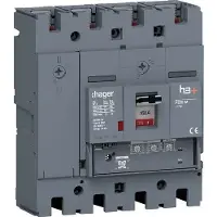 Hager HMT161GR Leistungsschalter h3+ P250 LSnI 4P4D N0-50-100% 160A 50kA FTC