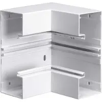 Hager BRA6517049016 Inneneck aus Grundprofil zu BRA 68x170mm Oberteil 80mm aus alu in verkehrsweiß