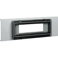 Hager R9349VERZ Blende AEE 9-fach Stahl BRS OT 120 verz